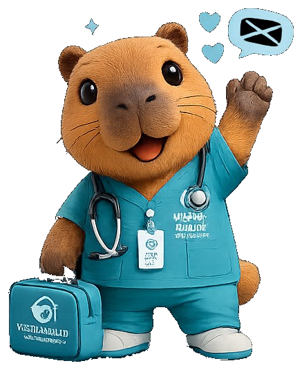 Visi, mascota de Visitar Salud